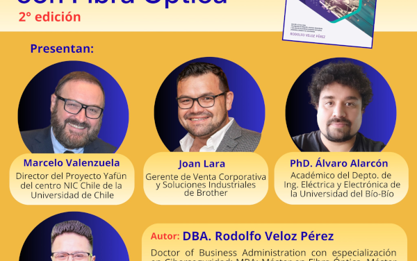 NIC Chile presenta segunda edición del libro ‘Comunicaciones con Fibra Óptica’